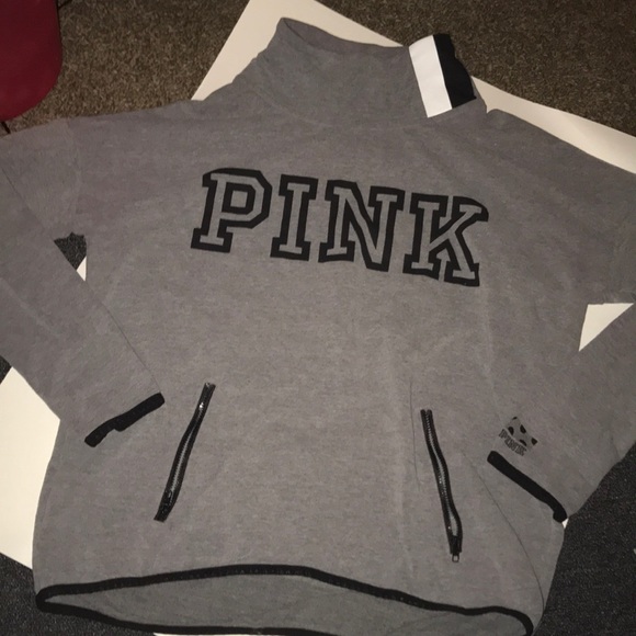 PINK turtle neck sweatshirt - Picture 2 of 2